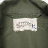 60s Vietnam War Modified Poplin Jungle Jacket / Utility Shirt - Large