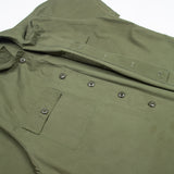 60s Vietnam War Modified Poplin Jungle Jacket / Utility Shirt - Large