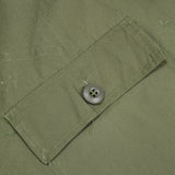 60s Vietnam War Modified Poplin Jungle Jacket / Utility Shirt - Large
