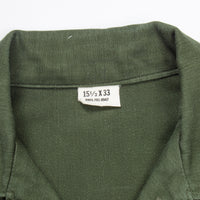 60s Vietnam War Vintage 1st ID 3rd Pattern OG-107 Utility Shirt - Medium