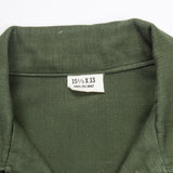 60s Vietnam War Vintage 1st ID 3rd Pattern OG-107 Utility Shirt - Medium