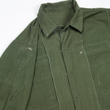 60s Vietnam War Vintage 1st ID 3rd Pattern OG-107 Utility Shirt - Medium