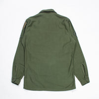 60s Vietnam War Vintage 1st ID 3rd Pattern OG-107 Utility Shirt - Medium