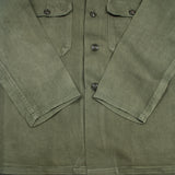 60s Vietnam War Vintage Special Forces Trooper OG-107 Utility Shirt - Small