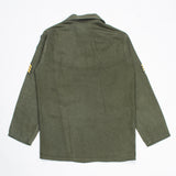 60s Vietnam War Vintage Special Forces Trooper OG-107 Utility Shirt - Small