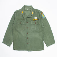 60s Vietnam War Vintage Special Forces OG-107 Utility Shirt - Medium