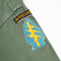 60s Vietnam War Vintage Special Forces OG-107 Utility Shirt - Medium