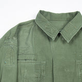 60s Vietnam War Vintage Special Forces OG-107 Utility Shirt - Medium