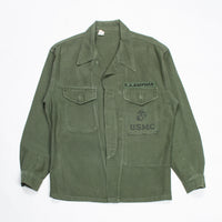 60s Vintage USMC Marines P56 Utility Shirt - Medium