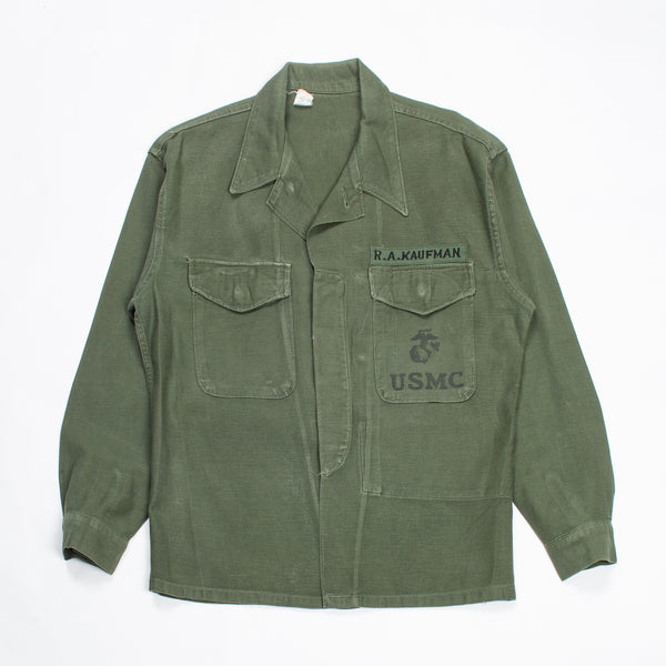 60s Vintage USMC Marines P56 Utility Shirt - Medium