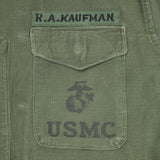 60s Vintage USMC Marines P56 Utility Shirt - Medium