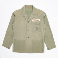 40s WW2 Vintage USMC Named P41 HBT jacket - Medium – Omega Militaria