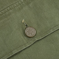 40s Vintage US Army 9th Infantry Regiment '45D' HBT Jacket - Large