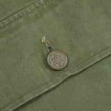 40s Vintage US Army 9th Infantry Regiment '45D' HBT Jacket - Large