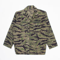Deadstock 60s Vietnam War Vintage Late-War Lightweight Sparse (LLS) Tigerstripe Shirt - Large