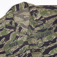 Deadstock 60s Vietnam War Vintage Late-War Lightweight Sparse (LLS) Tigerstripe Shirt - Large