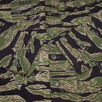 Deadstock 60s Vietnam War Vintage Late-War Lightweight Sparse (LLS) Tigerstripe Shirt - Large
