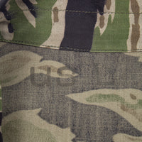 Deadstock 60s Vietnam War Vintage Late-War Lightweight Sparse (LLS) Tigerstripe Shirt - Large