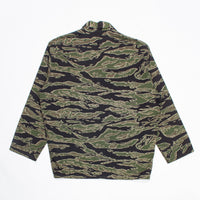 Deadstock 60s Vietnam War Vintage Late-War Lightweight Sparse (LLS) Tigerstripe Shirt - Large