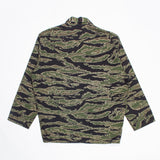 Deadstock 60s Vietnam War Vintage Late-War Lightweight Sparse (LLS) Tigerstripe Shirt - Large