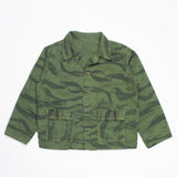 70s Vintage Hunting Tigerstripe Shirt - Large