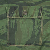 70s Vintage Hunting Tigerstripe Shirt - Large