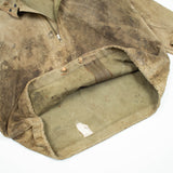 Rare Distressed 40s WW2 1st Pattern US Navy Foul Weather Parka - X-Large