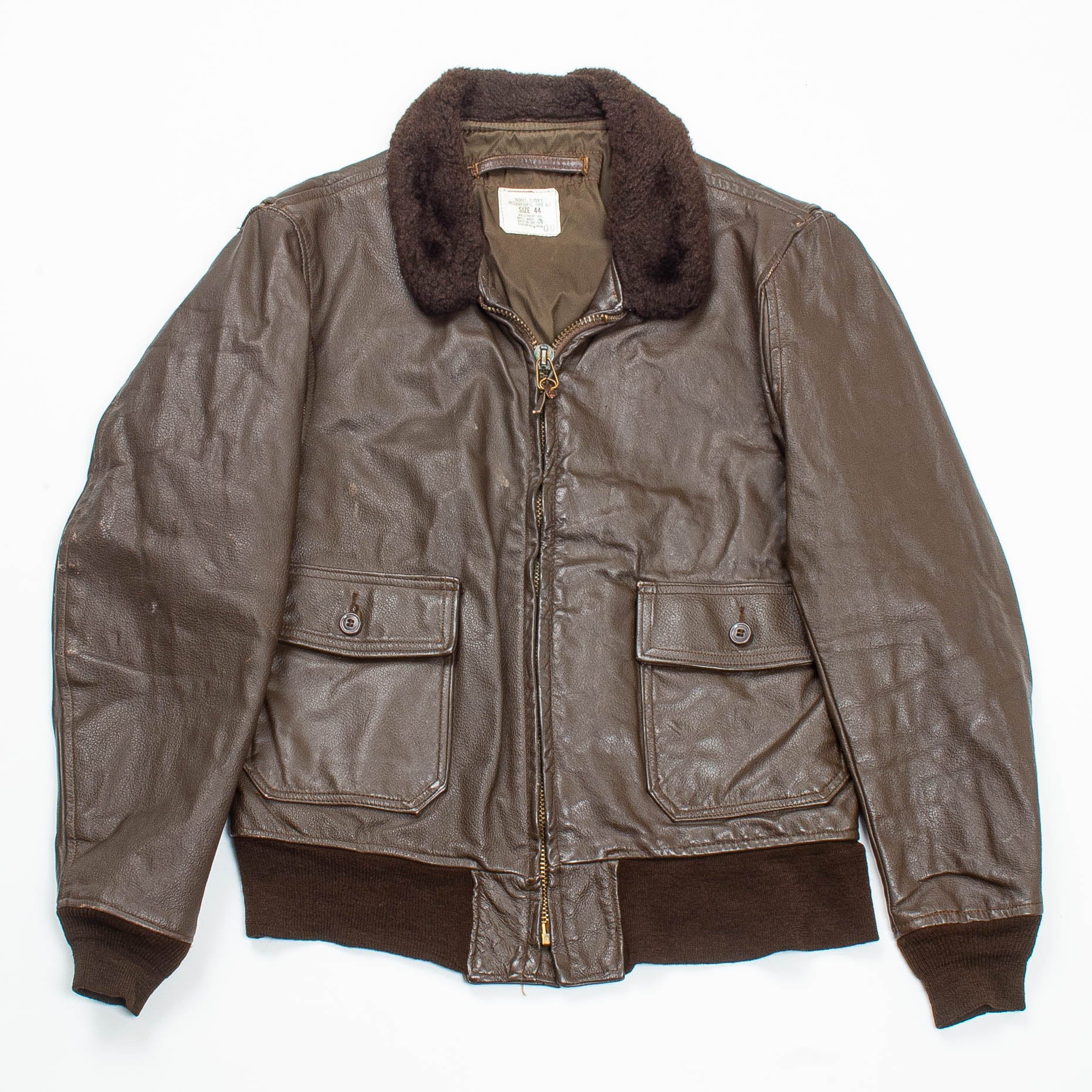 80s US Navy G-1 Flyers Jacket - Medium – Omega Militaria