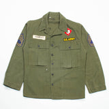 40s WW2 Vintage '45D' HBT Jacket - Medium