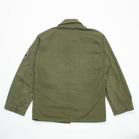 40s WW2 Vintage '45D' HBT Jacket - Medium