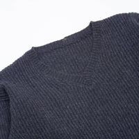 Vintage European Military Blue Wool Sweater - Large