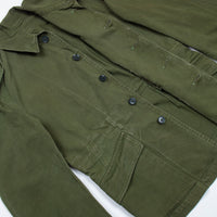 60s Vintage British Army Drill Overall Jacket - Small