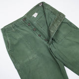 60s Vintage OG-107 Sateen Utility Trousers - 30x31