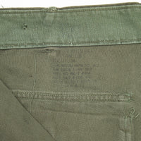 60s Vintage OG-107 Sateen Utility Trousers - 32x33