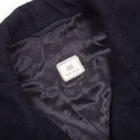 Vintage US Navy Black Pea Coat - Small