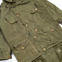 50s Vintage British Army Middle Parka - Large