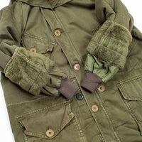 50s Vintage British Army Middle Parka - Large