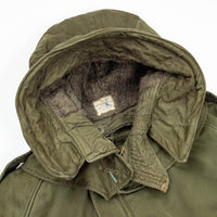 50s Vintage British Army Middle Parka - Large