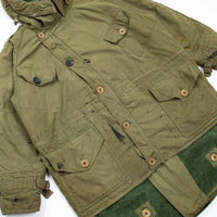 Rare 50s Vintage British Army 1st Pattern Middle Parka - X-Large