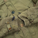 Rare 50s Vintage British Army 1st Pattern Middle Parka - X-Large