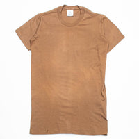 90s Vintage US Army Brown T-Shirt - Medium/Large