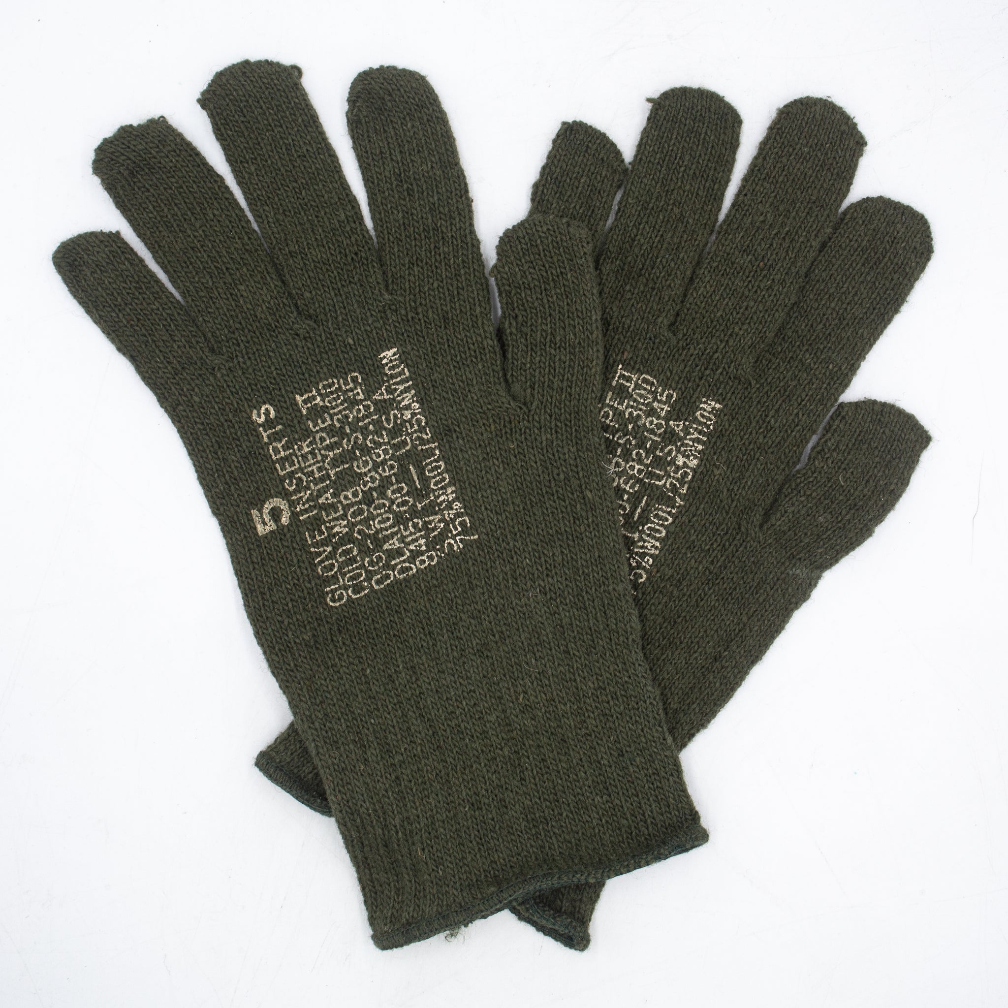 Deadstock Vintage US Army Wool Gloves – Omega Militaria
