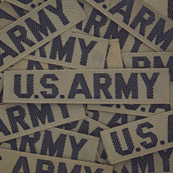 1x Original 1970s Subdued Nylon US Army Branch Tape Patch