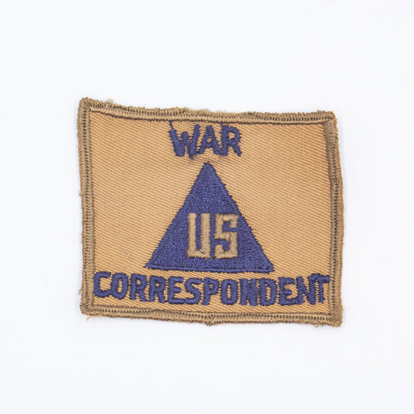 40s WW2 Vintage US War Correspondent Patch