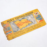 60s Vietnam War Giay Thong-Hanh Safe Conduct Pass Leaflet