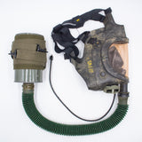 Rare 1969 Dated US Military Vietnam War M24 Aircraft Gas Mask, Bag & Accessories