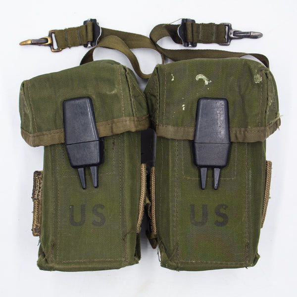 1969 Vietnam War M1967 M67 Long Ammunition Pouch Set