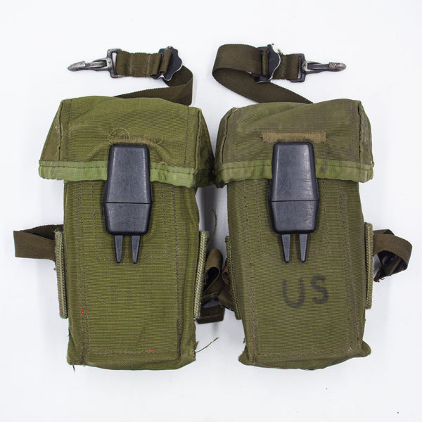 1969 Vietnam War M1967 M67 Long Ammunition Pouch Set