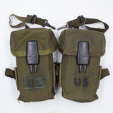 1969 Vietnam War M1967 M67 Long Ammunition Pouch Set