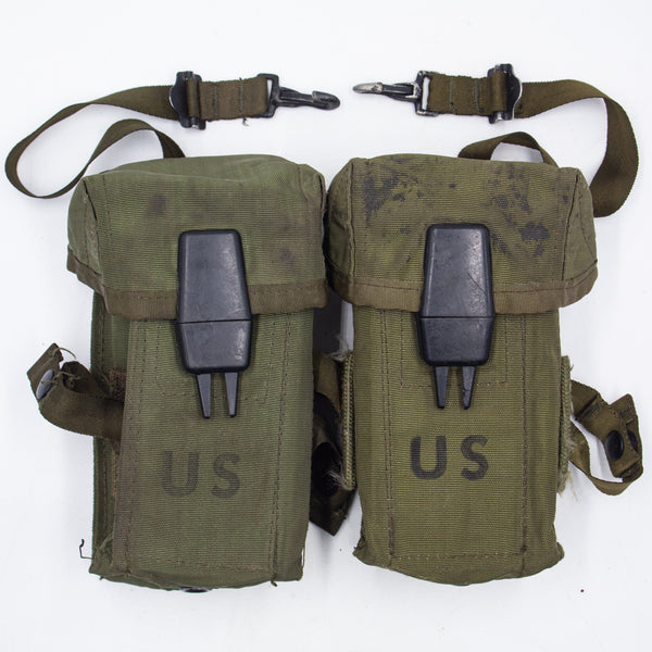 1969 Vietnam War M1967 M67 Long Ammunition Pouch Set